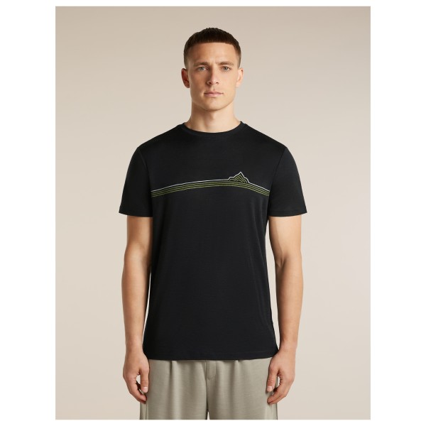 Icebreaker - Merino 150 Tech Lite S/S Tee Range Stripes - Merino-shirt