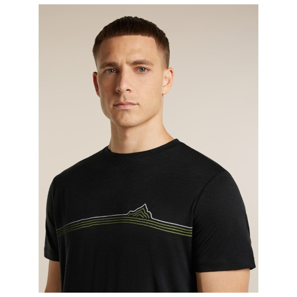 Icebreaker - Merino 150 Tech Lite S/S Tee Range Stripes - Merino-shirt