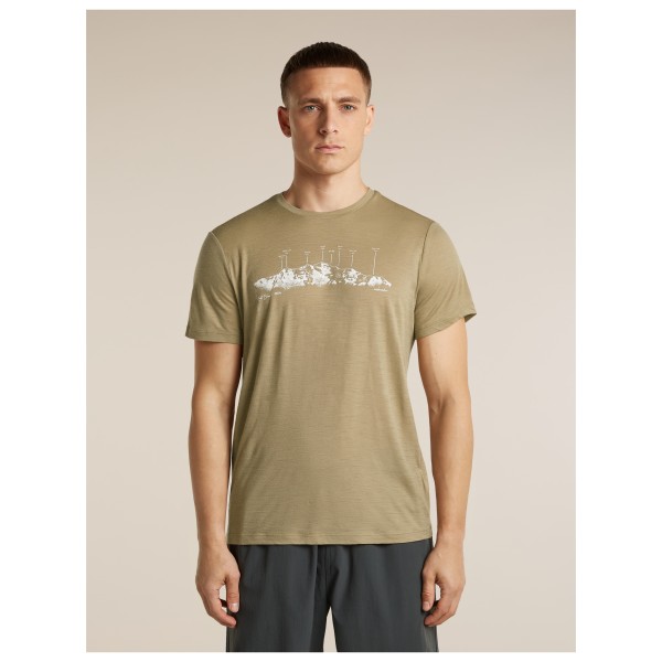 Icebreaker - Merino 150 Tech Lite S/S Tee The Peaks - Merino shirt