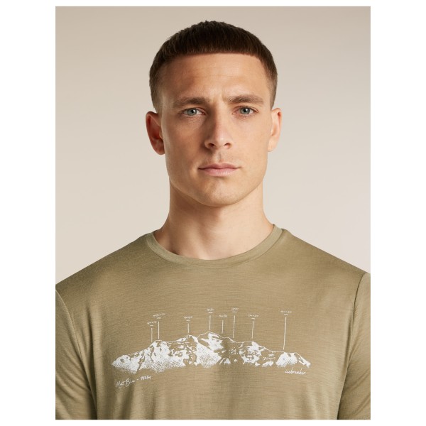 Icebreaker - Merino 150 Tech Lite S/S Tee The Peaks - Merino shirt