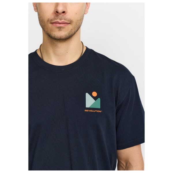 Revolution - Application T-Shirt 1463 MOU - Camiseta de manga corta