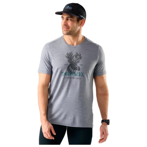 Smartwool - Moose Mode Active Short Sleeve Graphic Tee - Camiseta de merino