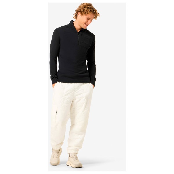 super.natural - Shoulder Guard 1/4 Zip - Camiseta de manga larga de merino
