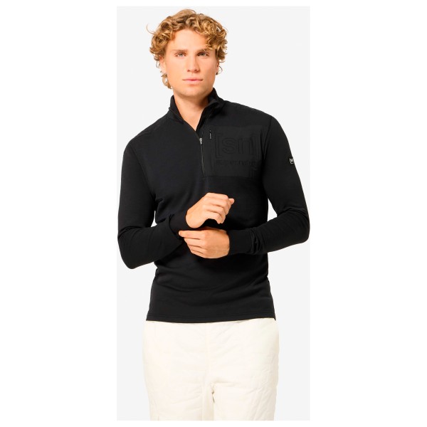 super.natural - Shoulder Guard 1/4 Zip - Merinolongsleeve