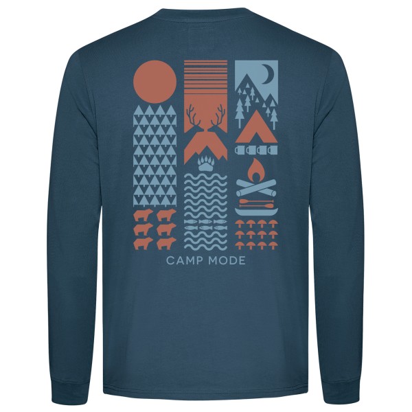 GreenBomb - Camp Mode Crisp - Camiseta de manga larga