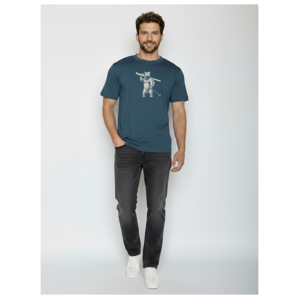 GreenBomb - Ski Bear Fusion - Camiseta de manga corta