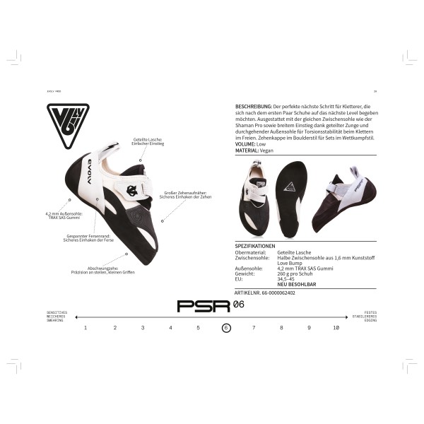 Evolv - Women's V6 LV - Pies de gato