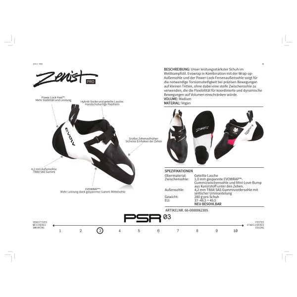 Evolv - Zenist Pro - Pies de gato