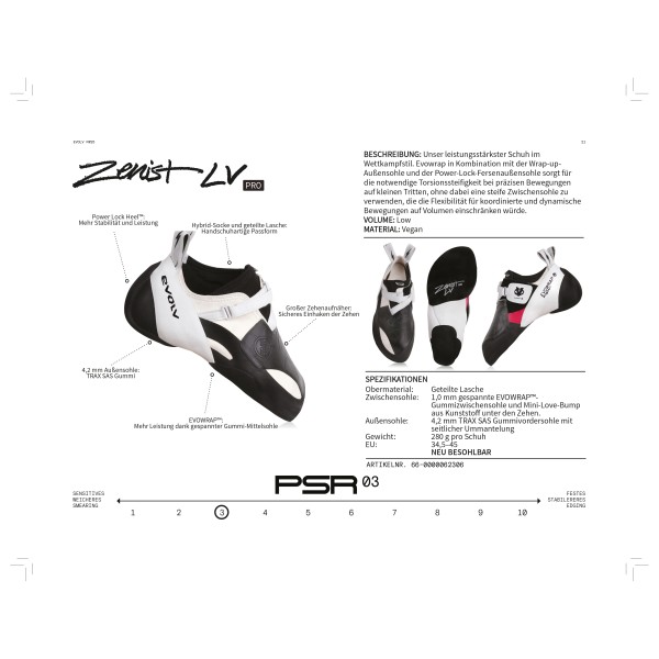 Evolv - Women's Zenist Pro LV - Pies de gato