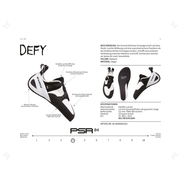 Evolv - Defy - Pies de gato