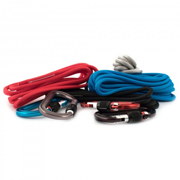 AustriAlpin - Dyna.MIT Set of 4 Slings & 4 Ovalo Carabiners - Cord