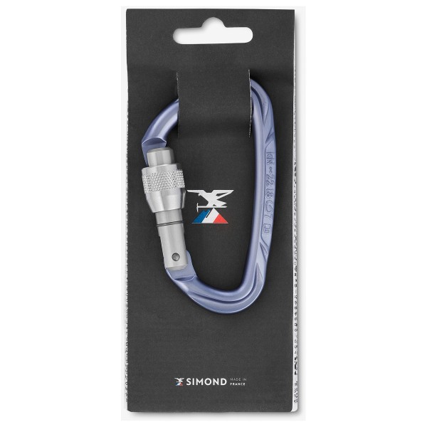 SIMOND - Rocky M Vis Secure Mauve - Schraubkarabiner