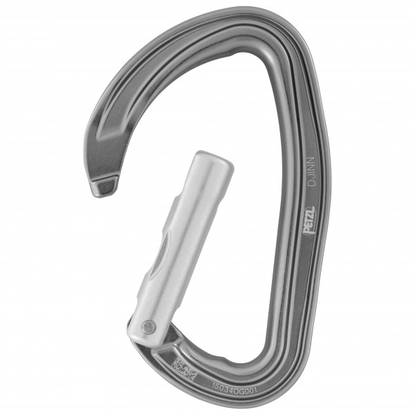 Petzl - Djinn Straight Gate - Mosquetón cierre instantáneo