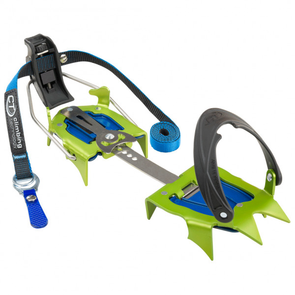 Skialpové mačky Climbing Technology Snow Flex Automatic Green/Blue