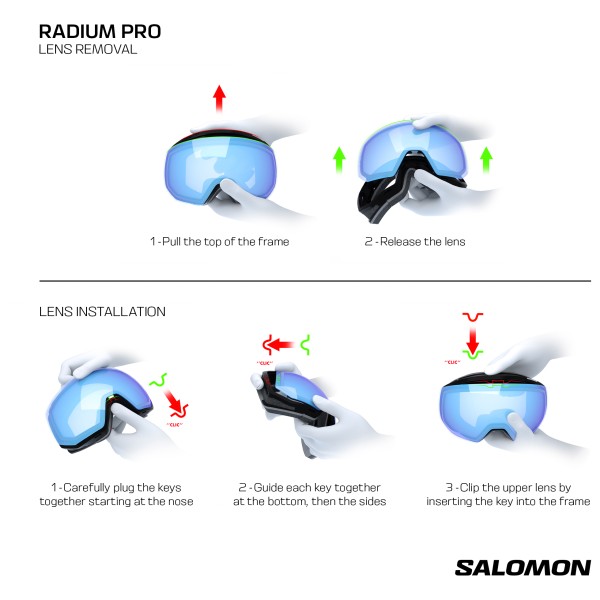 Salomon - Radium Pro S Sigma S2 (VLT 23%) - Maschera da sci