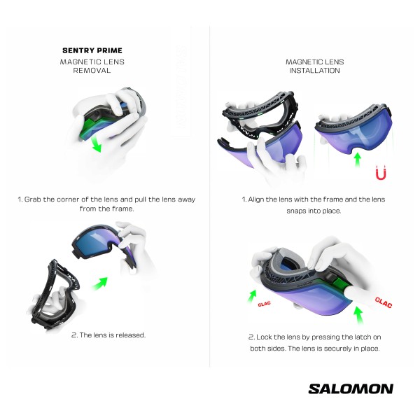 Salomon - Sentry Prime Sigma S2 (VLT 19%) + S1 (VLT 52%) - Ski goggles