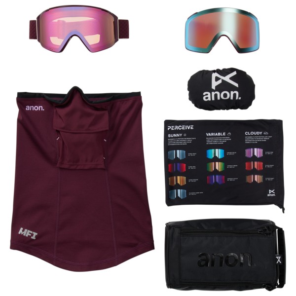 Anon - M4S S1 (VLT 53%) (Cyl.) + Bonus Lens S2 (VLT 21%) - Gafas de esquí