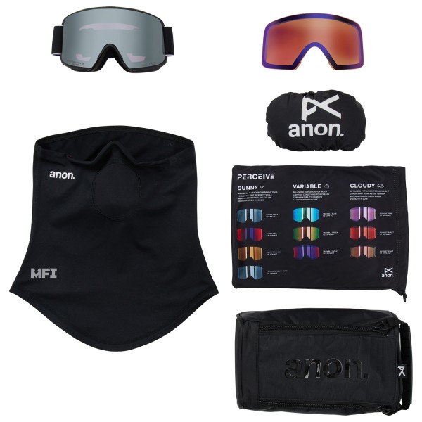 Anon - M6S S3 (VLT 10%) + Bonus Lens S2 (VLT 34%) - Maschera da sci