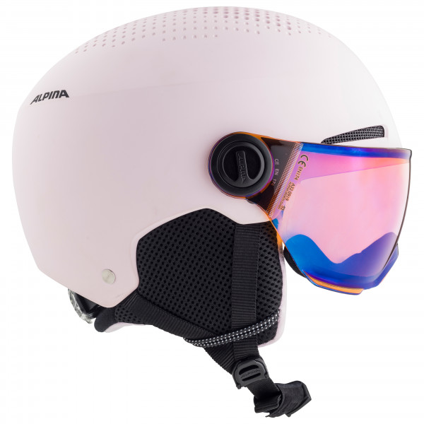 Alpina - Kid's Zupo Visor Quattroflex Mirror Lite S2 - Casco de esquí