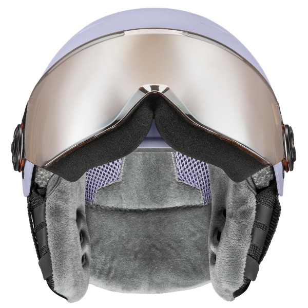 Uvex - Kid's Rocket Junior Visor Mirror S2 - Casco de esquí