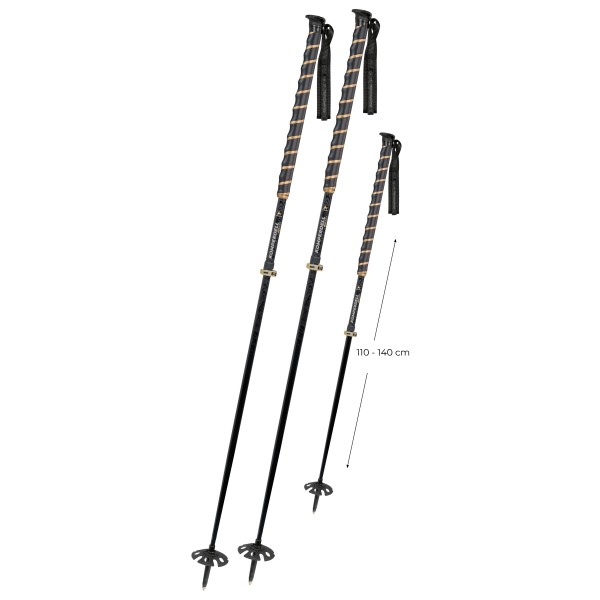 Komperdell - Big Art Carbon Vario - Skistokke