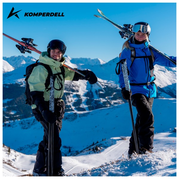 Komperdell - Big Art Titanal Vario - Skistokken