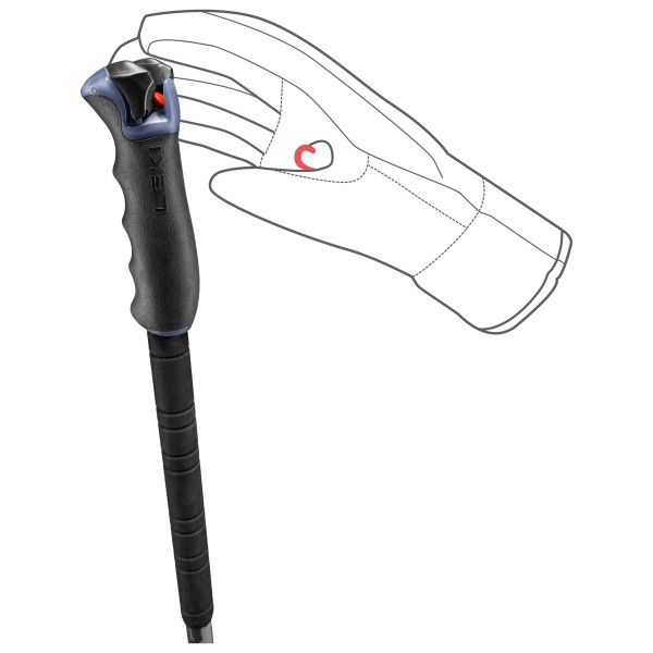 Leki - Detect Vario TR XL - Bastones de esquí