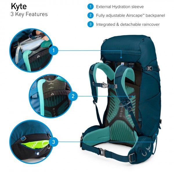 Osprey - Women's Kyte 46 - Trekking rygsæk