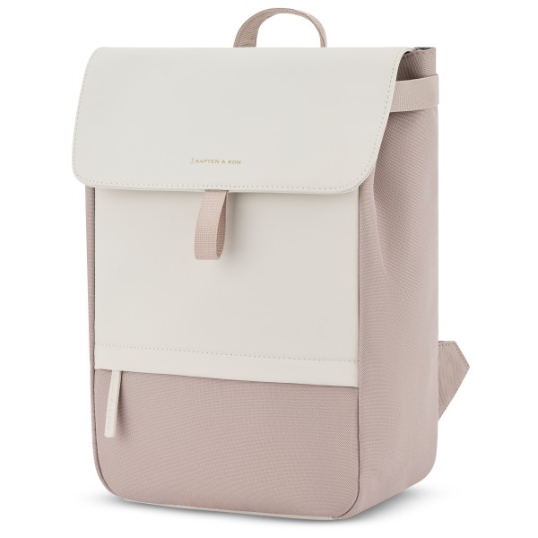 Kapten & Son Taupe vegan backpack/purse Kapten & Son Copenhagen Backpack Beige Brown Canvas Travel  main image 3