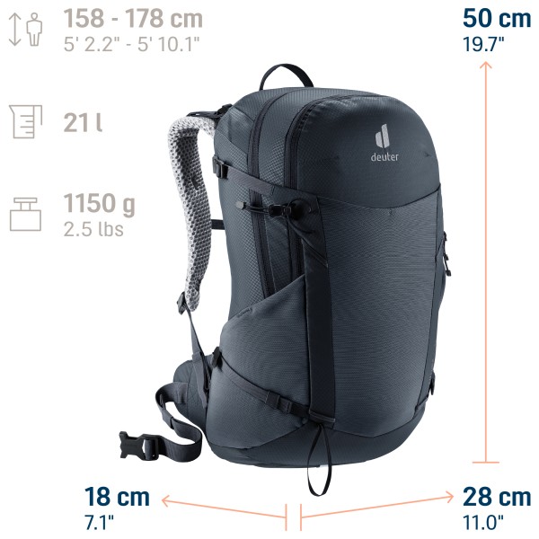 Deuter - Women's Futura SL 21 - Mochila de senderismo