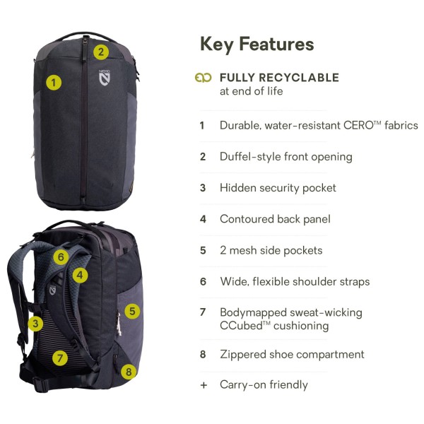 Nemo - Vantage 40 - Mochila de viaje