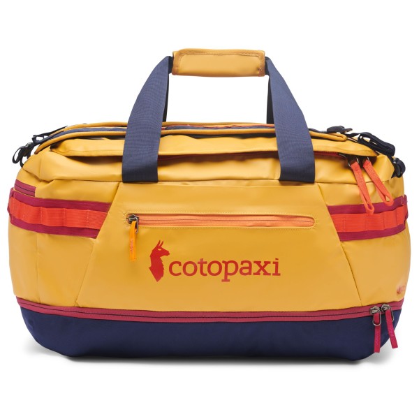 cotopaxi allpa cargo hold 35L CARRY-ON TRAVEL PACK A35-S25 it also features dual tote handles and side grab handles so you can grab and go Cotopaxi - FW25 - PDP