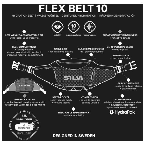 Silva - Flex Belt 10 - Heuptasje