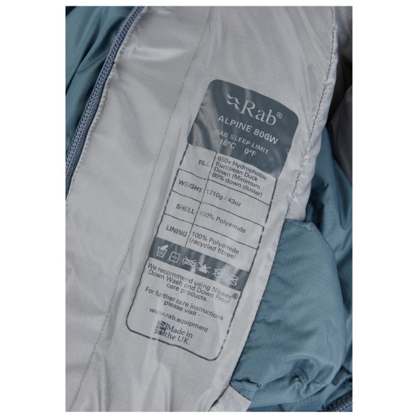 Rab - Women's Alpine 800 - Untuvamakuupussi