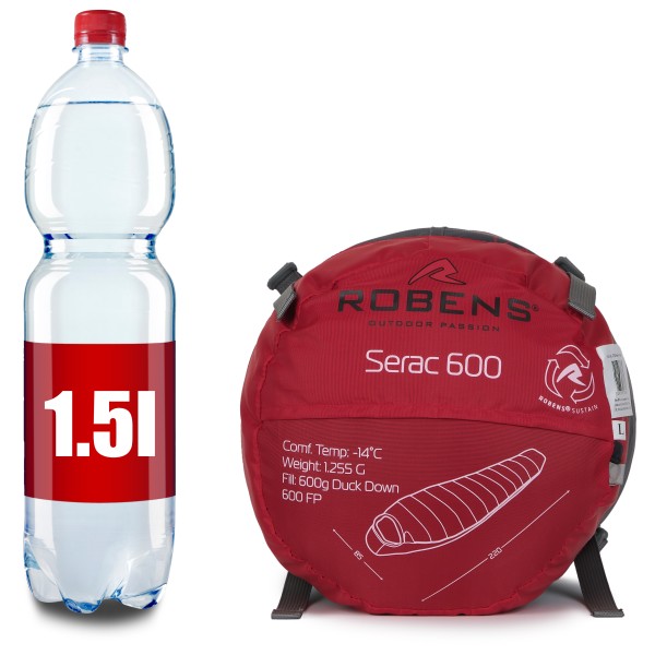 Robens - Serac 600 -14°C - Saco de dormir de plumas