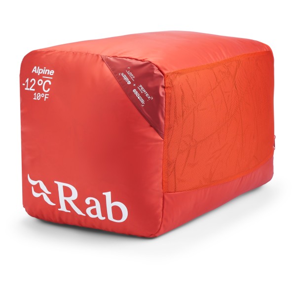 Rab - Alpine -12C / 10F - Donzen slaapzak