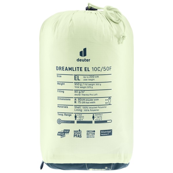 Deuter - Dreamlite EL 10C/50F - Kunstfaserschlafsack
