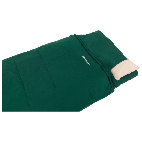 Outwell - Contour Dark Olive - Saco de dormir fibra sintética