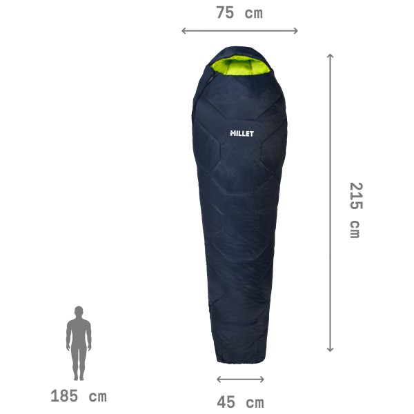 Millet - Baikal 1100 - Syntetisk fibersovepose