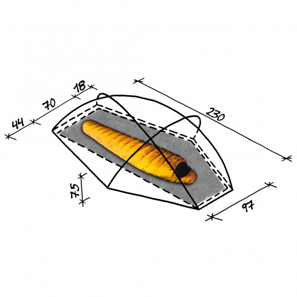 Wechsel - Pathfinder ''Zero-G Line'' - Tienda de campaña 1 persona