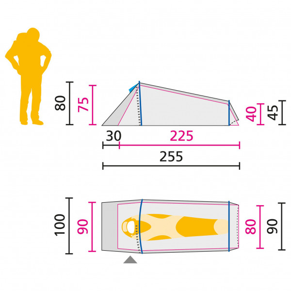 Jack Wolfskin - Gossamer - Tenda a 1 posto
