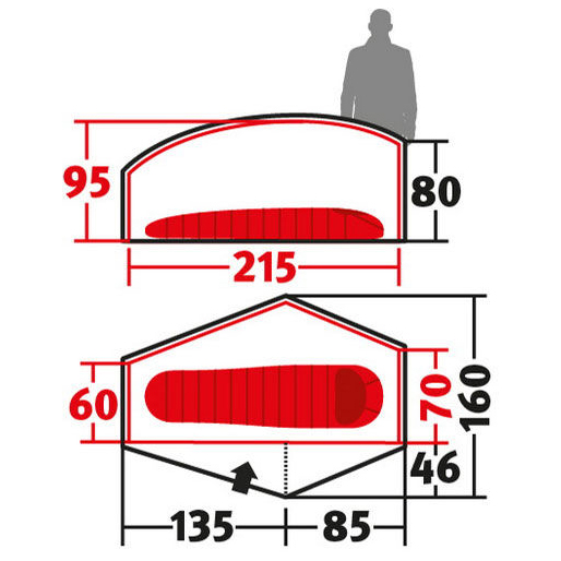 Wechsel - Exogen 1 - 1 henkilön teltta