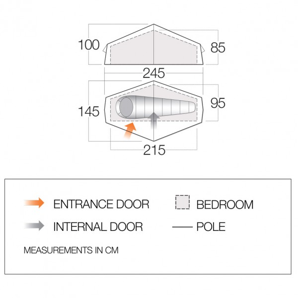 Vango - Cairngorm 100 - 1-persoonstent