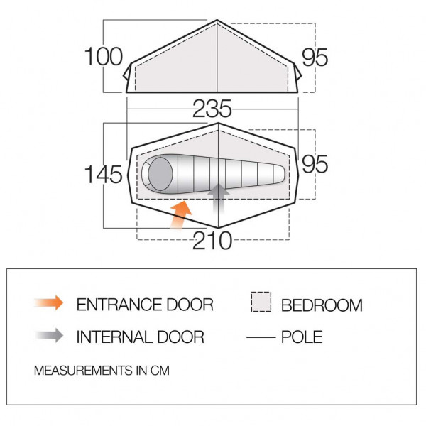 Vango - F10 Helium UL 1 - 1-person tent