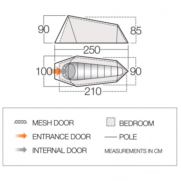 Vango - Soul 100 - Tenda a 1 posto