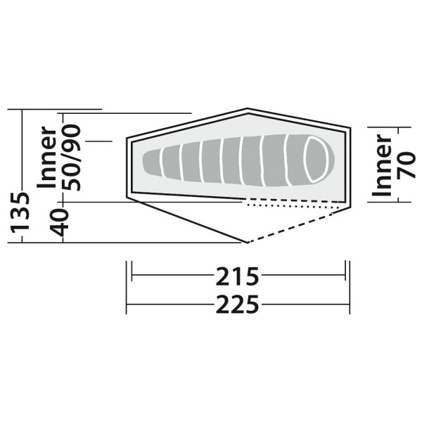 Robens - Chaser 1 LW - 1-persoonstent