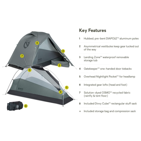Nemo - Dragonfly Osmo Bikepack 1P - 1-Personen Zelt
