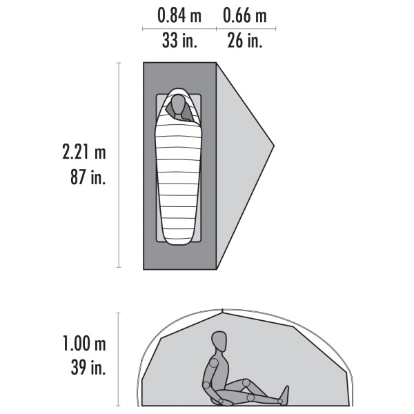 MSR - Freelite 1 Person Tent V4 - 1-person tent
