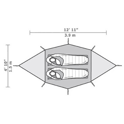Salewa - Sierra Leone Pro II Tent - 2-mannatält