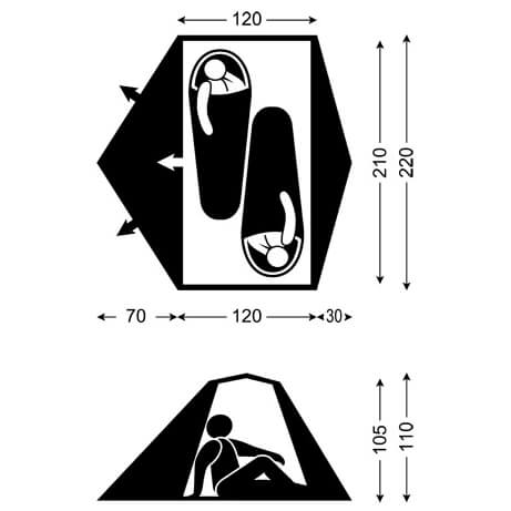 Salewa - Ultima II - Tenda a 2 posti